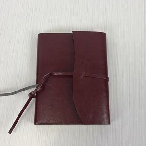 Vintage 2003 Cavallini & Co. Brown Leather Journal  5x7"
